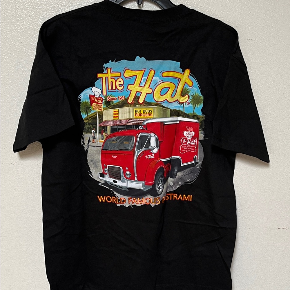 Gildan Black T-Shirt with Colorful Graphic